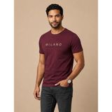 Vigoss Jeans Vıgoss Actıon Erkek T-Shırt 62492-03501 - Mürdüm