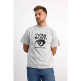 Vigoss Jeans Vıgoss Actıon Oversıze Baskılı Erkek T-Shırt 63083-30226 - Gri - M