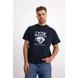 Vigoss Jeans Vıgoss Actıon Oversıze Baskılı Erkek T-Shırt 63083-30226 - Lacivert - XL