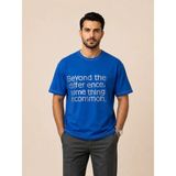 Vigoss Jeans Vıgoss Actıon Owersıze Baskılı Erkek T-Shırt 62662-03501 - Saks - XL