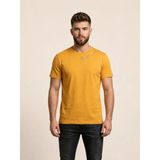 Vigoss Jeans Vigoss Baskılı Erkek T-Shırt 62521-3370 - Hardal - M