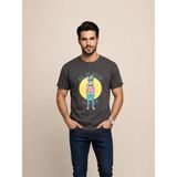 Vigoss Jeans Vıgoss Baskılı Oversıze Erkek T-Shırt 62535-03370 - Haki