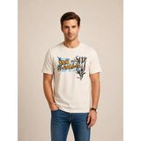 Vigoss Jeans Vıgoss Baskılı Oversıze Erkek T-Shırt 62536-30010 - Bej