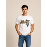 Vigoss Jeans Vıgoss Baskılı Oversıze Erkek T-Shırt 62536-30010 - Beyaz