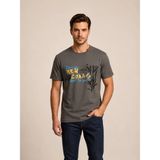Vigoss Jeans Vıgoss Baskılı Oversıze Erkek T-Shırt 62536-30010 - Haki - M