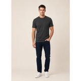 Vigoss Jeans VİGOSS ERKEK BATTAL O YAKA BASIC T-SHIRT B3124-03370 - 5XL - Antrasit