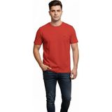 Vigoss Jeans Vigoss Erkek Battal O Yaka Basıc T-Shırt B3124-03370 - Kırmızı - 3XL