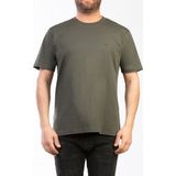 Vigoss Jeans VİGOSS ERKEK O YAKA BASIC T-SHIRT 3124-03370 - 3XL - Haki