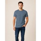 Vigoss Jeans Vigoss Erkek O Yaka Basıc T-Shırt 3124-03370 - Açık İndigo - XL