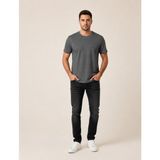 Vigoss Jeans Vigoss Erkek O Yaka Basıc T-Shırt 3124-03370 - Koyu Gri Melanj