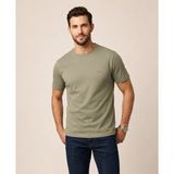 Vigoss Jeans Vigoss Erkek O Yaka Basıc T-Shırt 3124-03370 - Olive - 2XL