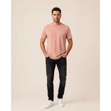 Vigoss Jeans Vigoss Erkek O Yaka Basıc T-Shırt 3124-03370 - Pudra - L