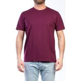 Vigoss Jeans VİGOSS ERKEK O YAKA BASIC T-SHIRT 3124-03370 - XL - Mürdüm