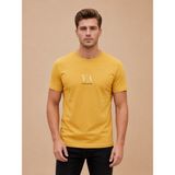 Vigoss Jeans Vogoss Actıon Baskılı Erkek T-Shırt 62494-30010 - Sarı - M