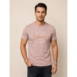 Vigoss Jeans Vogoss Actıon Baskılı Erkek T-Shırt 62498-30010 - Pudra