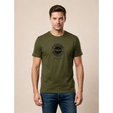 Vigoss Jeans Vogoss Actıon Baskılı Erkek T-Shırt 62505-30010 - Olive - 2XL