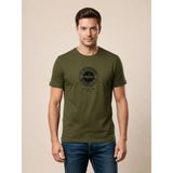 Vigoss Jeans Vogoss Actıon Baskılı Erkek T-Shırt 62505-30010 - Olive - M