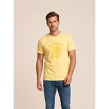Vigoss Jeans Vogoss Actıon Baskılı Erkek T-Shırt 62532-30010 - Sarı