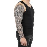 Viking 1 Hafta Kalıcı Tam Kol Bacak Kaplama Yapıştırma Geçici Dövme 48 cm