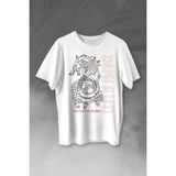 Viking Fenrir Wolf Vikings Kurt Kafa Street Baskılı Tişört Unisex T-Shirt - Beyaz - M