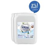 Viking Konsantre Sıvı Çamaşır Yumuşatıcı 2 x 5 l Hassas Cilt Dostu Dermatolojik Testli Yerli Üretim