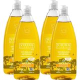 Viking Premium Limon 750 ml 4 Adet Sıvı Bulaşık Deterjanı