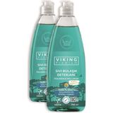 Viking Premium Sıvı Bulaşık Deterjanı Fesleğen & Limon 750 ml 2 Adet Güçlendirilmiş Bitkisel Formül - 1,5 lt