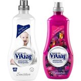 Viking Sensitive Konsantre Yumuşatıcı 1440 Ml+Yumuşatıcı Dynamic 1440 ml 2'li Set - 1,44 lt