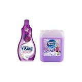 Viking Soft Leylak Ve Lavanta Çamaşır Yumuşatıcı 5 Lt + Ultra Soft Leylak Ve Lavanta 1440 Ml 2'Li Set