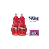 Viking Technopower 1440 ML Passion Yumuşatıcı, 2 Adet + Magic Sünger