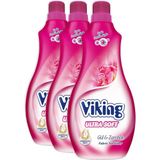 Viking Yumuşatıcı Soft Gül&zambak 1400 ml 3 Adet - 4,2 lt