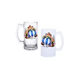 Vikingler Kulplu Bira Bardağı Buzlu veya Şeffaf Seçenekli 0247