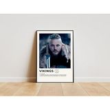 Vikings Dizi/Film Afiş Bilgilendirme Poster 30x42 Çerçevesiz