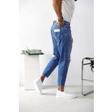 Viking's Line Boyfriend Mavi Renk Yırtık Model Kot Pantolon