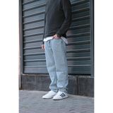 viking's line Erkek Baggy Bol Kesim Pantolon Yeşil Kirletmeli