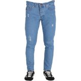 Viking'S Line Erkek Denim Mavi Lazer Işlemli Kot Pantolon