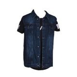 viking's line Erkek Koyu Mavi Denim Trent Yelek