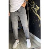 viking's line Erkek Mavi Lazer Işlemli Pantolon