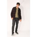 Viking's Line Erkek Oversize Ince Mont - M - L - Bordo - Kadife