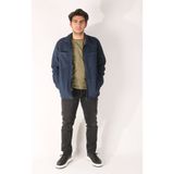 Viking's Line Erkek Oversize Lacivert Ince Mont - 2XL - 410-Lacivert