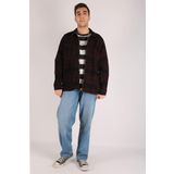 Viking's Line Erkek Oversize Oduncu Desenli Ceket