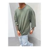 viking's line Haki Oysho Kumaş Fakir Kol T-Shirt