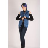 viking's line Kadın Kot Yelek - Elastik Jeans Denim Kumaş