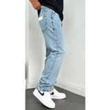 viking's line Kaizer Denim Erkek Buz Mavi Baggy Jeans