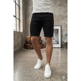 viking's line Siyah Denim Erkek Şortu