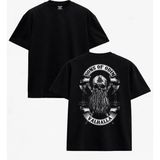 Vikings Sons Of Odin Valhalla Sırt Baskılı Siyah Unisex Tişört
