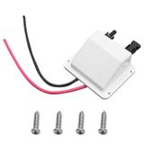 VIKKSAER Beyaz Güneş Kablosu Giriş Rakoru Kutusu, 1FT 10AWG Yumuşak Güneş Uzatma Kablosu ve Konnektörü, UV Direnci Çift Kablo Giriş Rakoru Muhafazası Karavanlar, Karavanlar, Tekneler, Kampçılar (1FT,