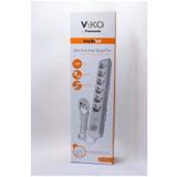 Viko 1.5 m Altılı Şok/Akım Korumalı Grup Priz