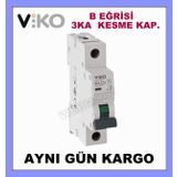 Viko 3VTB-1B25 1x25A B 3kA Otomatik Sigorta