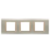 Viko 3x2 m Panasonic Thea Sistema Inox Matt Dore Çerçeve